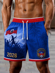Men's 2026 Haiti Soccer Shorts
