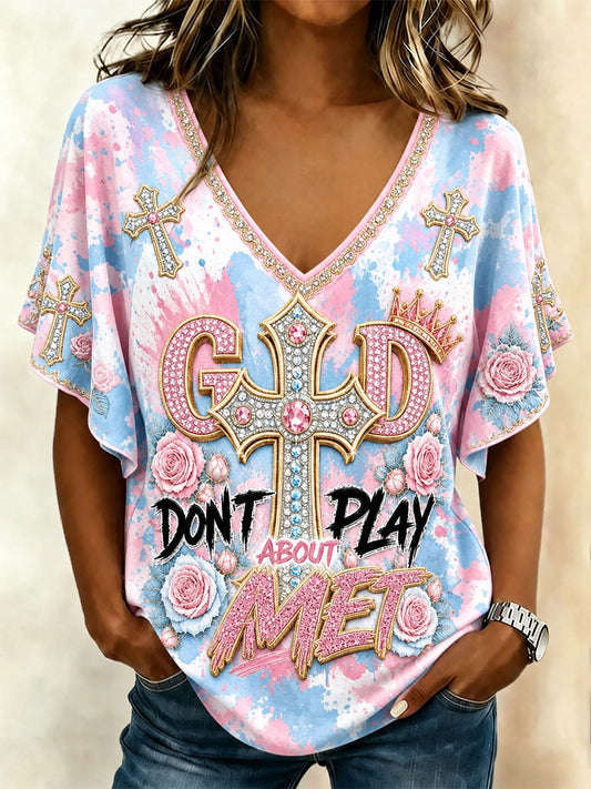Women's Christian V-neck T-shirts