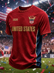 Men's Gift For Soccer Fans Print Casual Tee