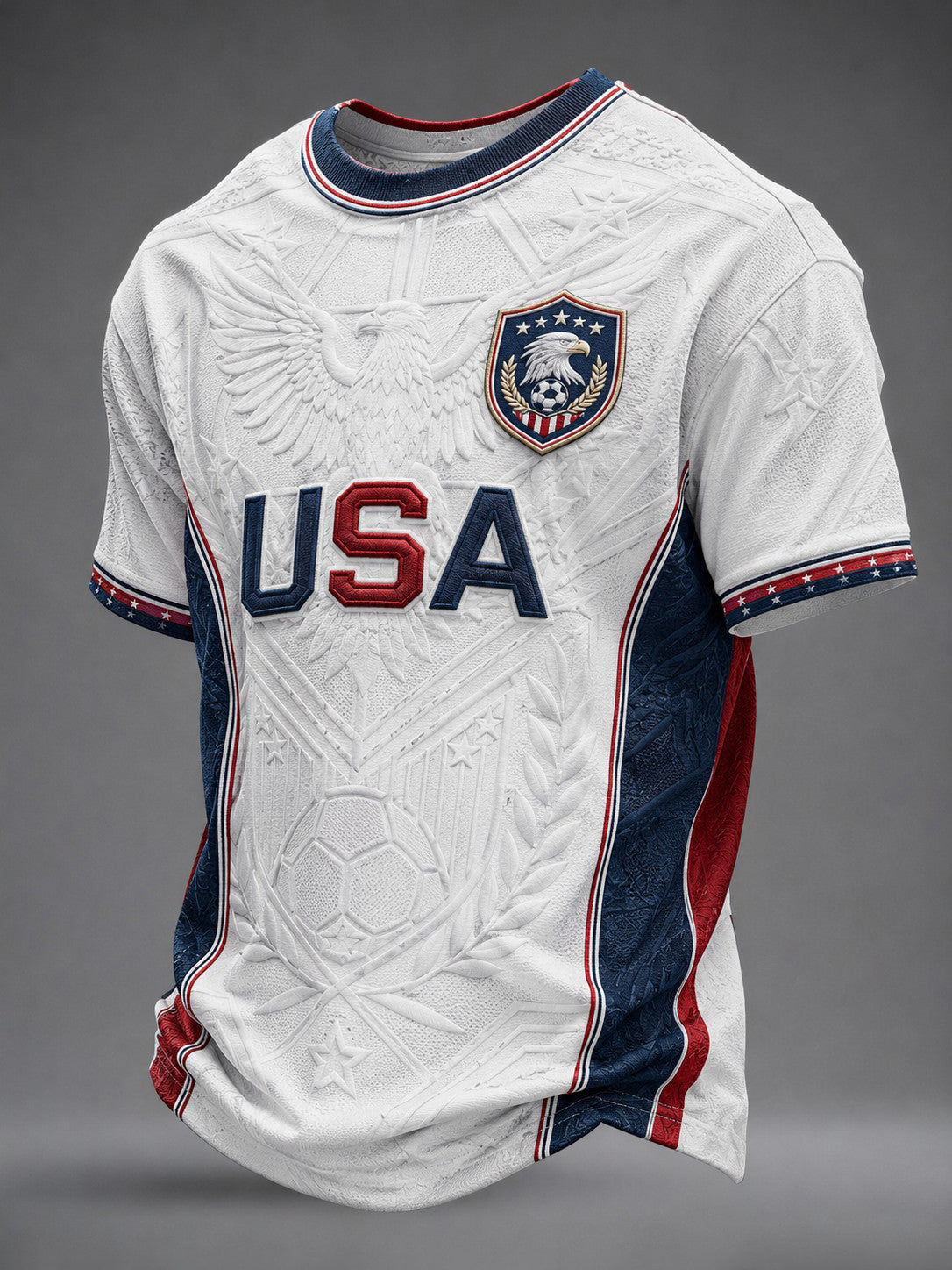 Men's USA Football Printed T-Shirt