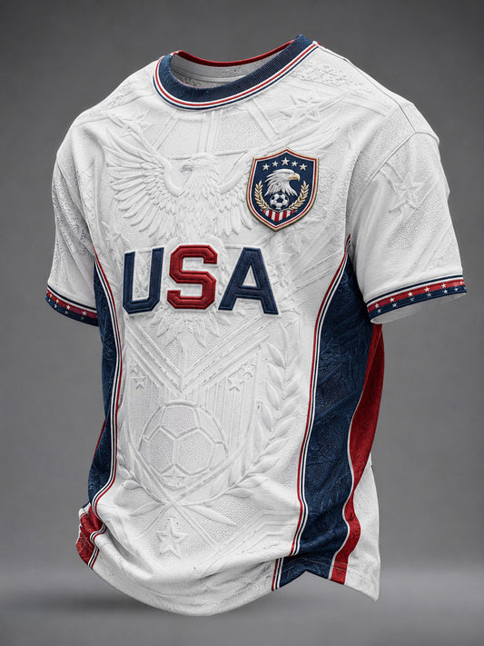 Men's USA Football Printed T-Shirt