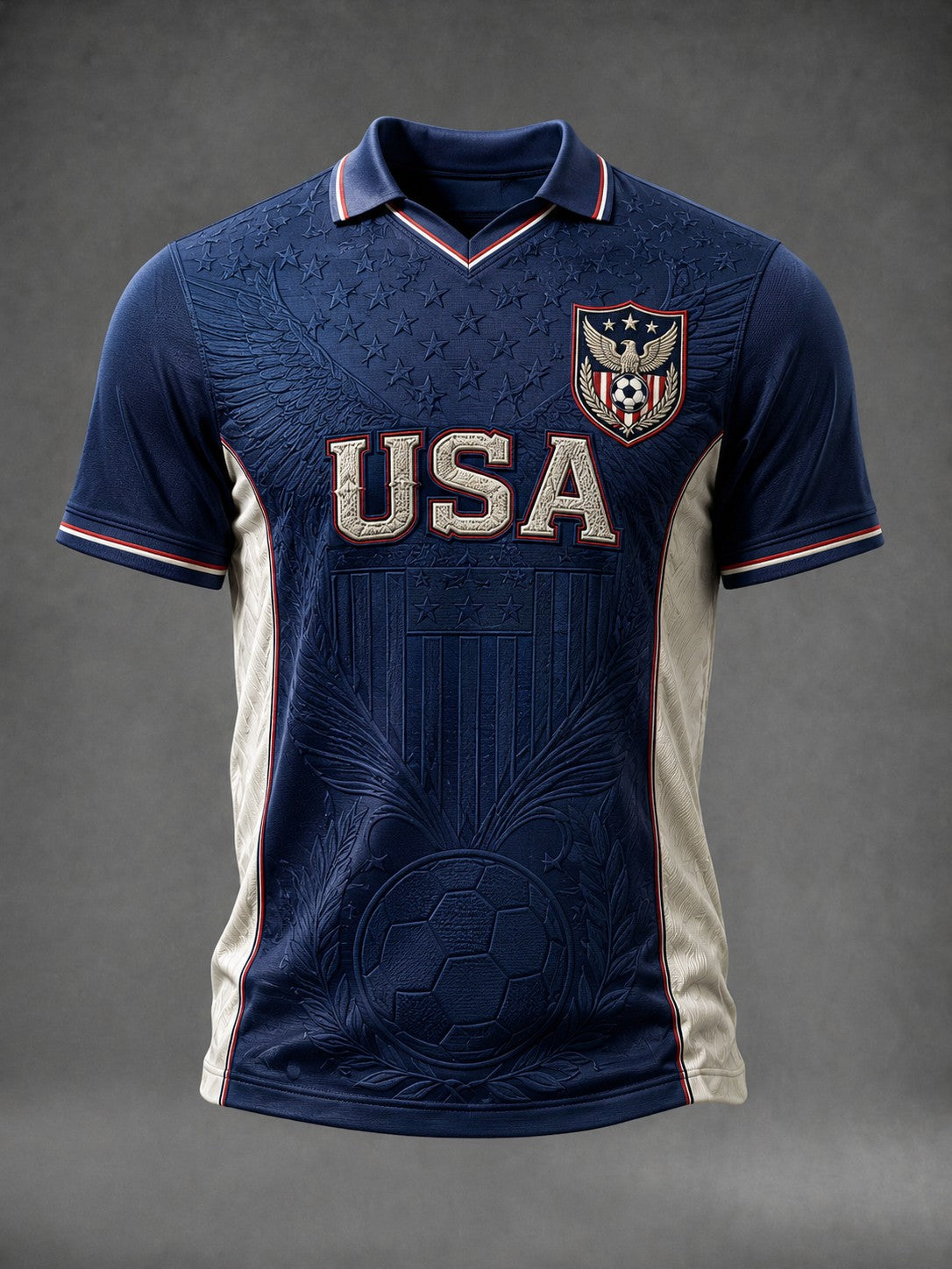 Men's USA Football Printed Shirt