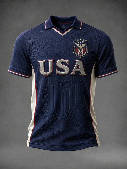 Men's USA Football Printed Shirt