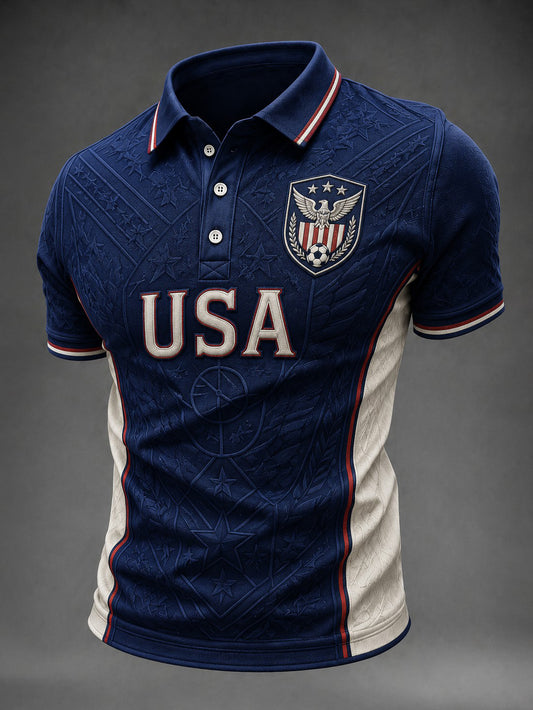 Men's USA Football Printed Shirt