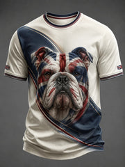 Men's British Bulldog Printed T-shirt