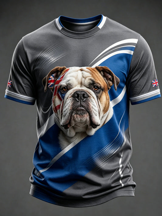 Men's British Bulldog Printed T-shirt