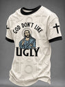 Men's “God Don't Like Ugly”Faith Casual Unisex T-shirt