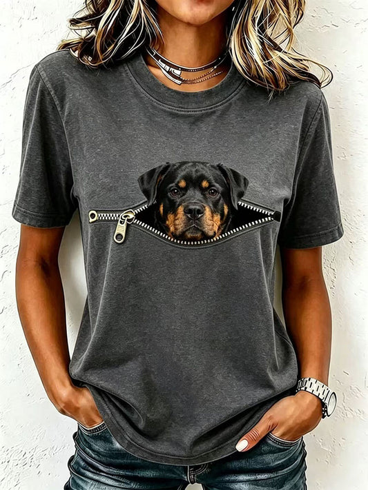 Women's Lovely Rottweiler T-Shirt