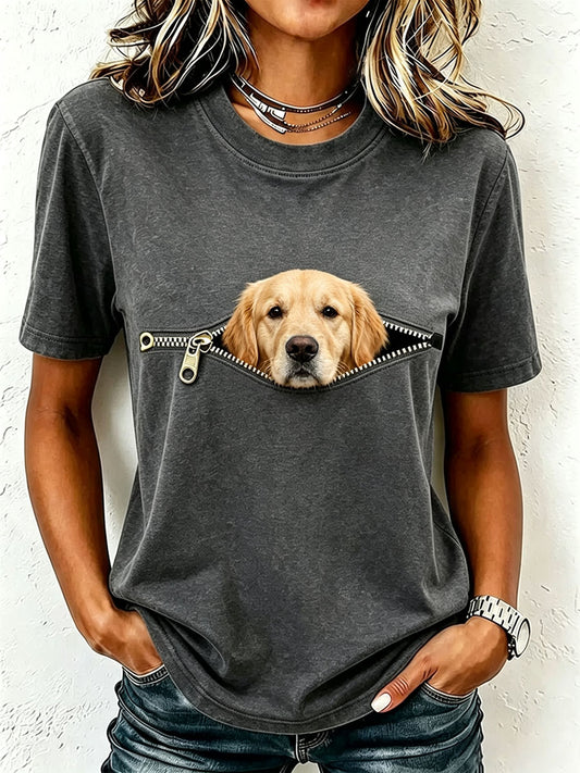 Women's Lovely Golden Retriever T-Shirt