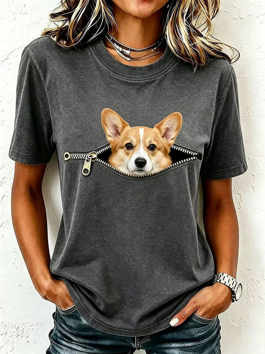 Women's Lovely Corgi T-Shirt