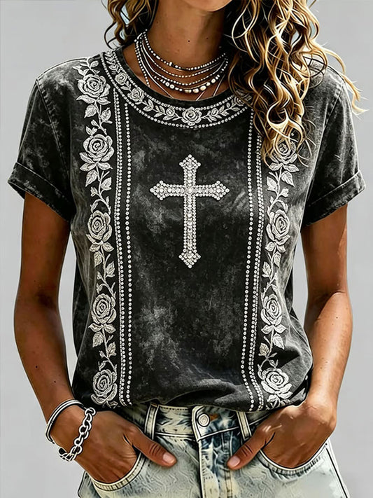Women's short-sleeved T-shirt