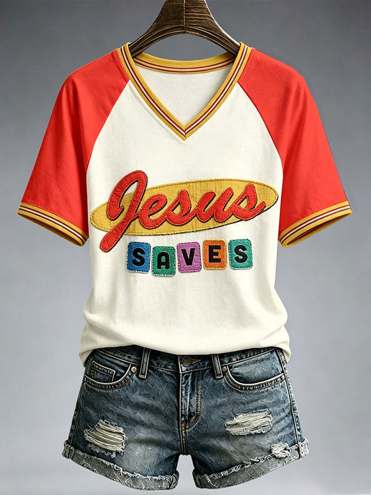Women's Jesus Saves T-Shirt