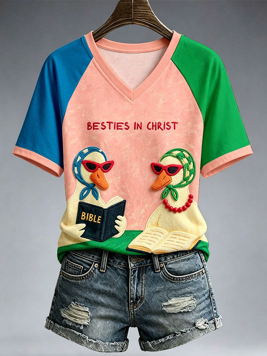 Women's Besties In Christ T-Shirt