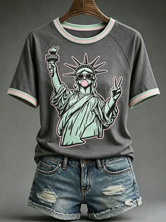 Women's Fun Statue of Liberty T-Shirts