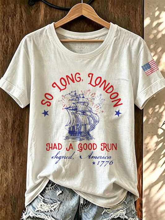 Women's So Long London Had A Good Run Short Sleeve T-Shirt