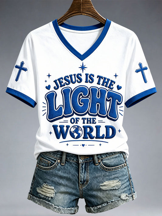 Women's  Jesus Is The Light Of The World T-shirt