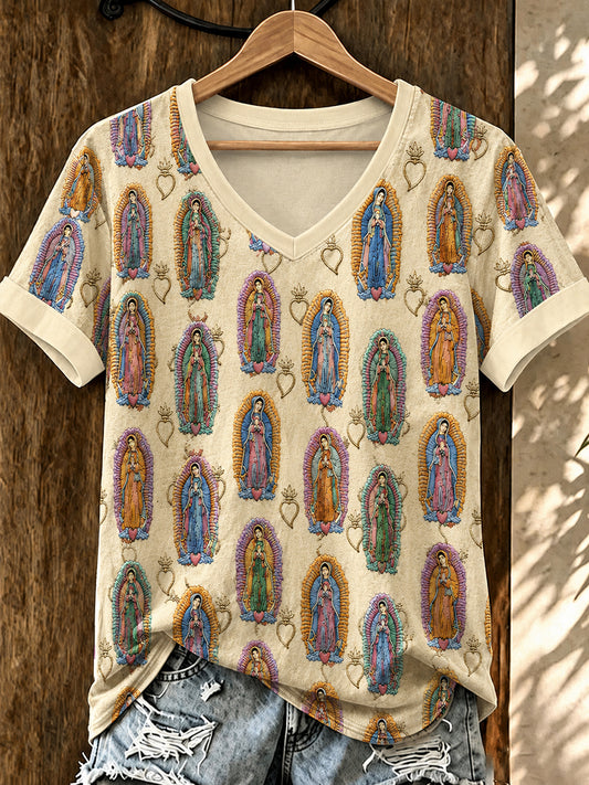 Women's Faith Print short-sleeved T-shirt