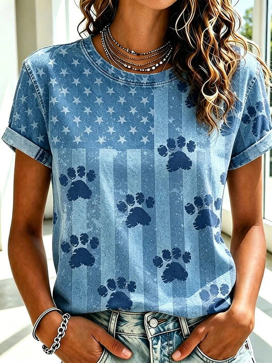 Women's American Paw T-shirt