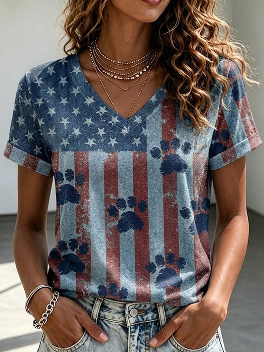 Women's American Paw T-shirt