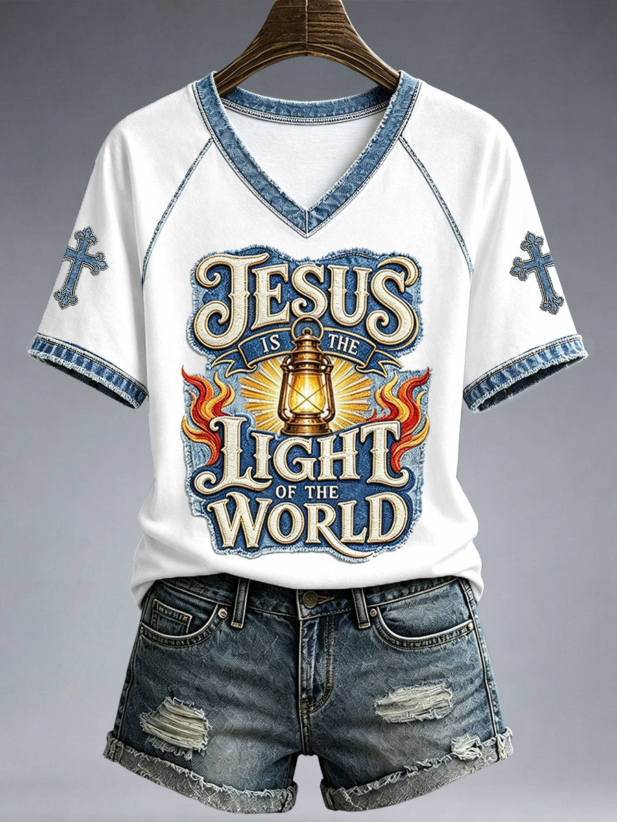 Women's Jesus Is The Light Of The World T-Shirt