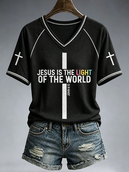 Women's Jesus Is The Light Of The World T-Shirt