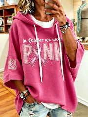 Women's Breast Cancer Awareness Print Top