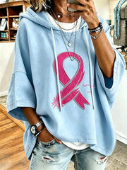 Women's Breast Cancer Awareness Print Top