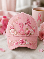 Unisex Breast Cancer Pink Print Hat