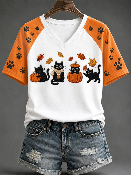 Women's Autumn Animal Series Casual T-shirt