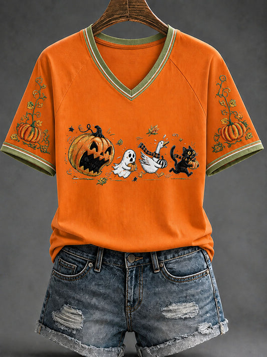 Women's Autumn Animal Series Casual T-shirt