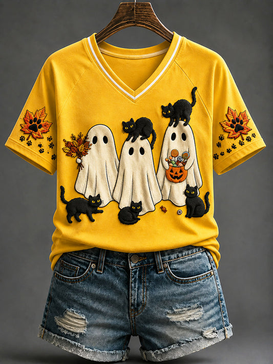 Women's Autumn Animal Series Casual T-shirt