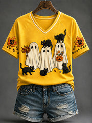 Women's Autumn Animal Series Casual T-shirt
