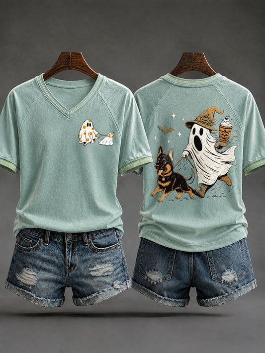 Women's Autumn Animal Series Casual T-shirt