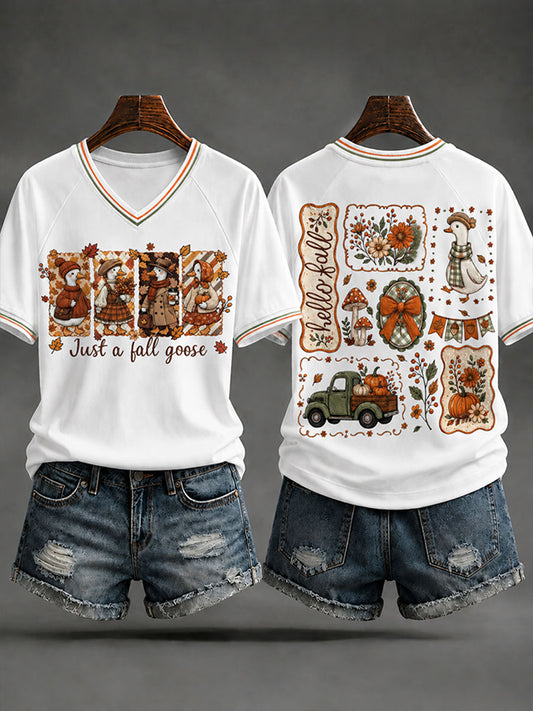 Women's Autumn Animal Series Casual T-shirt