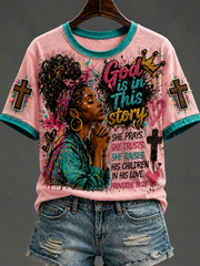Women's God Is In This Story Short-sleeved T-shirt