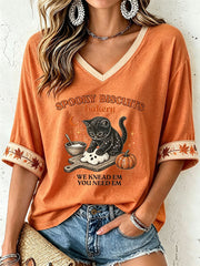 Women's Autumn Cat T-shirt