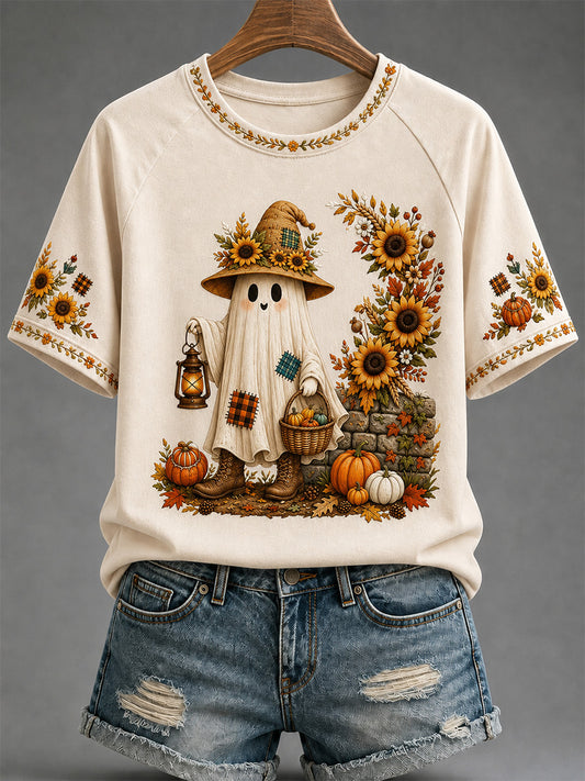 Women's Fall Print Casual Tee