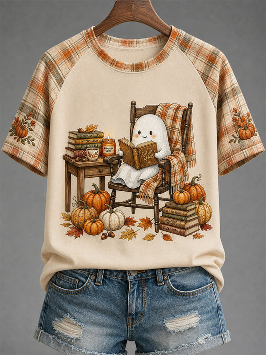 Women's Fall Print Casual Tee