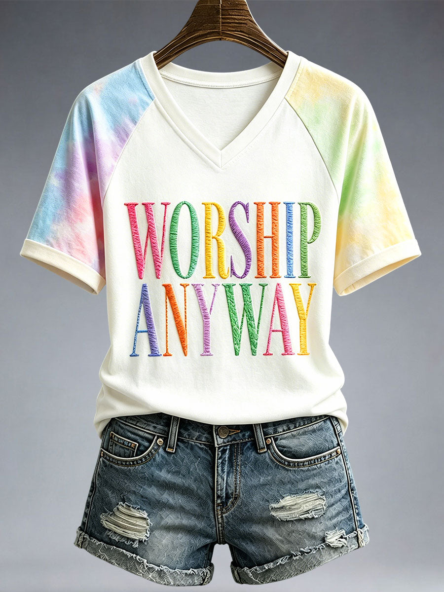 Women's Worship Anyway T-shirt