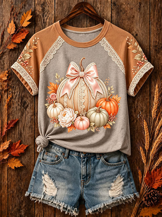 Women's Fall Pumpkin T-Shirts
