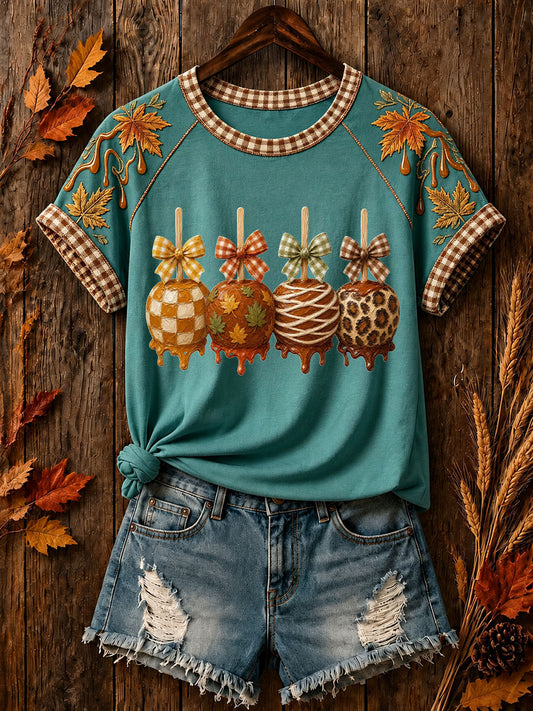 Women's Autumn Caramel Apple T-shirts