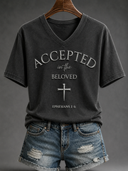 Women's Accepted In The Beloved Short-sleeved T-shirt
