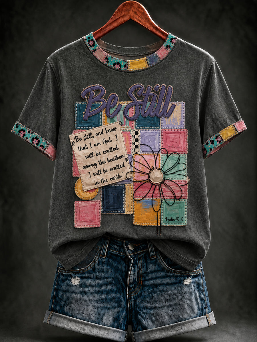 Women's Christian Be Still Short Sleeve T-shirt