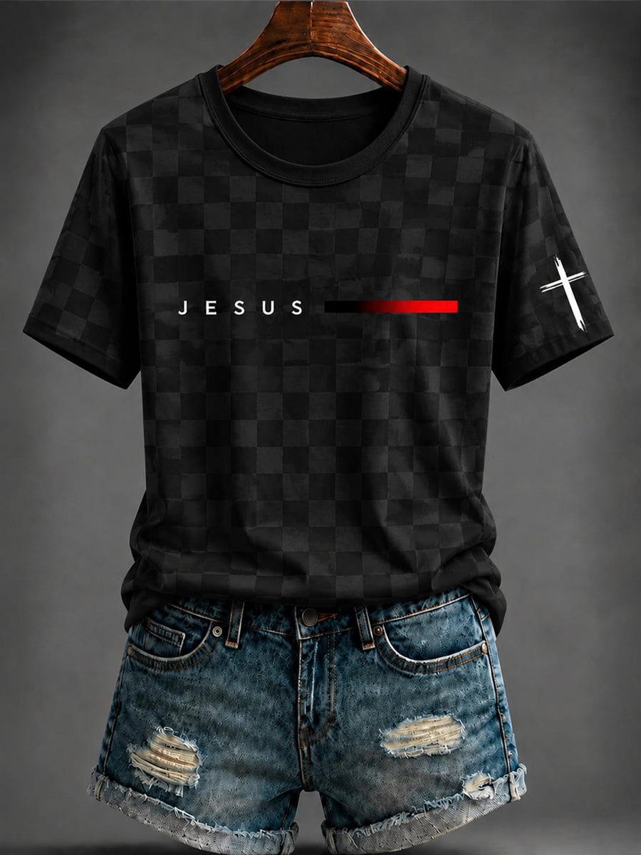 Women's JESUS Printed T-shirt