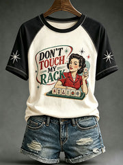 Women's Retro Casual Mahjong T-Shirts