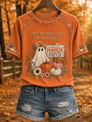 Women's 'Ain't No Ghost Like The Holy Ghost' Printed Casual T-Shirt