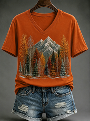 Women's Fall Short-sleeved T-shirt