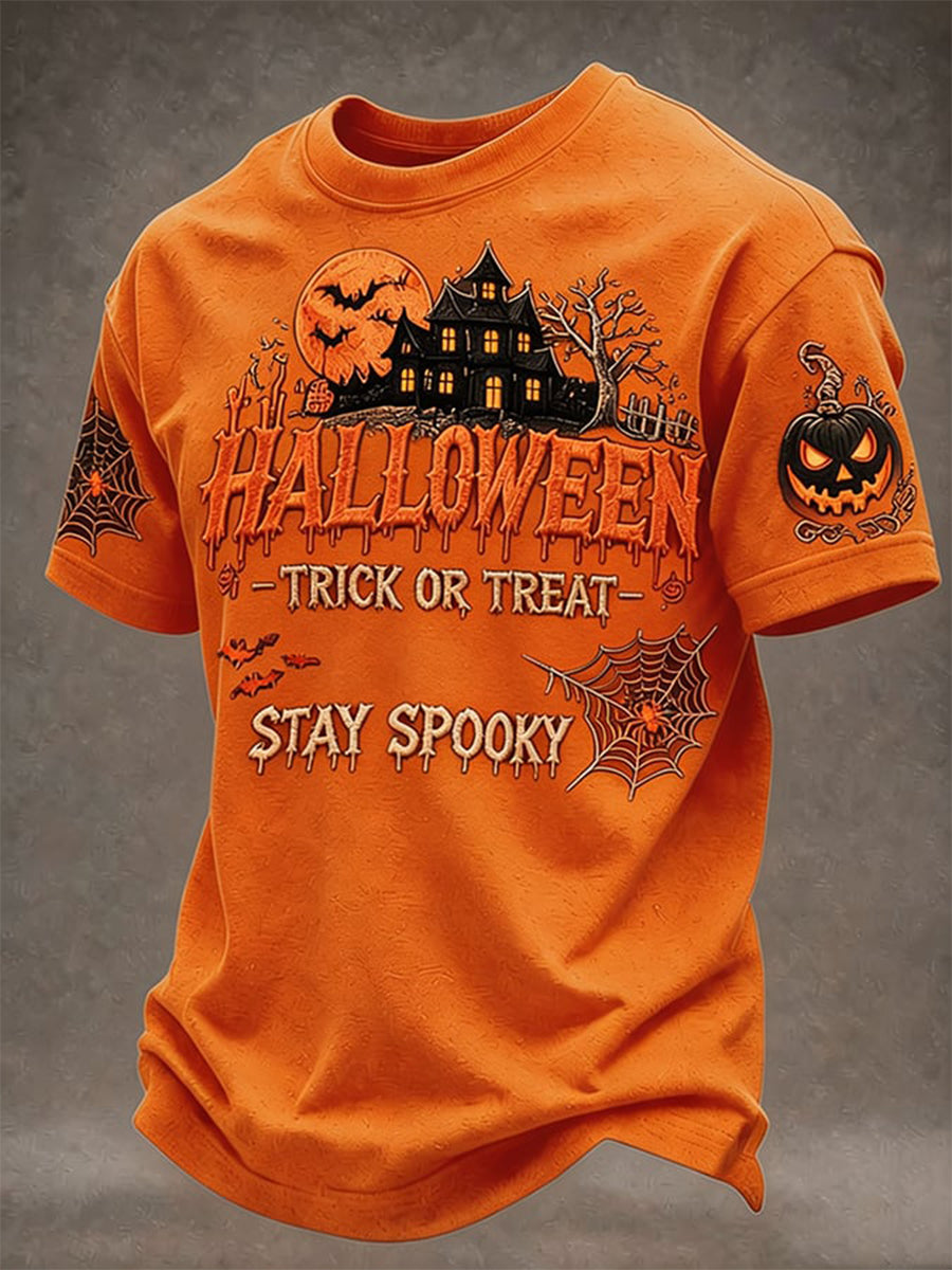 Men's 'Trick Or Treat' Halloween Casual T-shirt