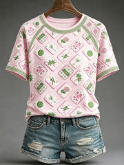 Women's Mahjong Casual T-Shirts