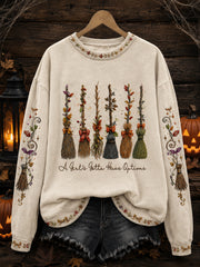 Women's “A Girl's Gotta Have Options” Print Sweatshirt